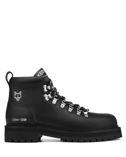 Naked Wolfe Bear Leather Boot In Black
