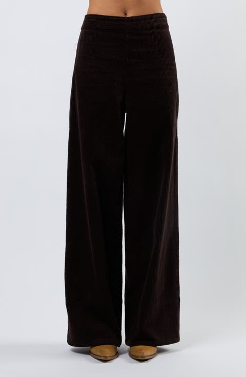The Odyssey Wide Leg Corduroy Pants