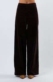 Viens Avec Moi The Odyssey Wide Leg Corduroy Pants