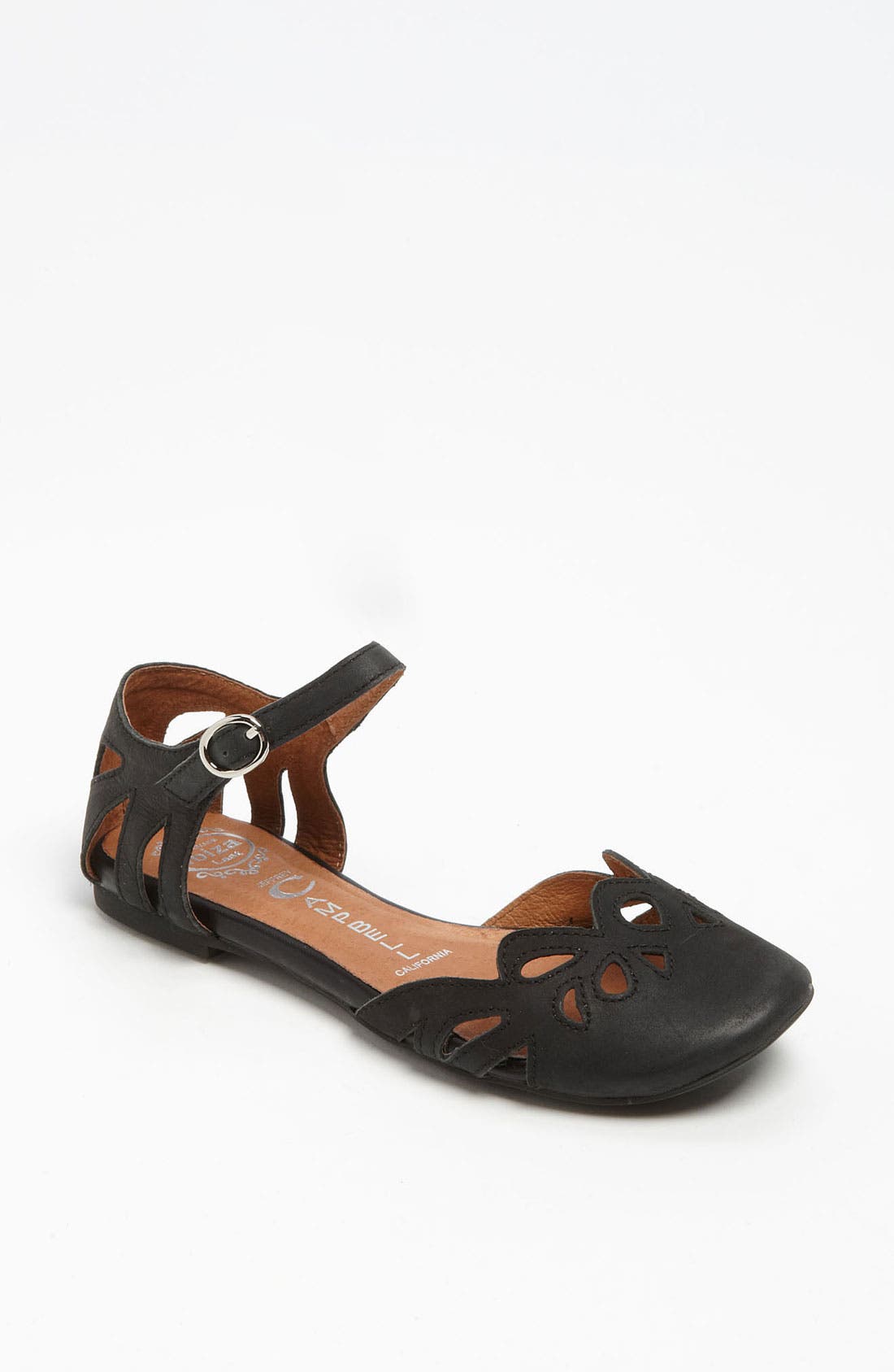 'Cinda' Flat, Main, color, BLACK