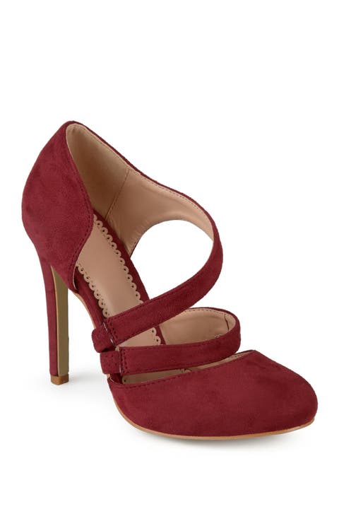 JOURNEE Zeera Dual Strap Pump (Women)