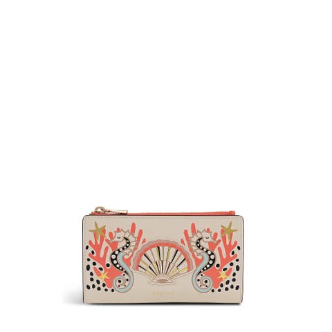 Coin Street - Seahorse Medium Ziptop Wallet