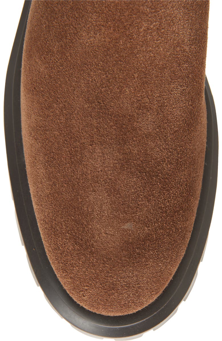 Stuart Weitzman Ultra Lug Knee High Boot, Alternate, color, Espresso