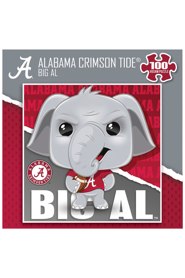 Alabama Mascot 100 Piece Puzzle, Alternate, color, Multicolor