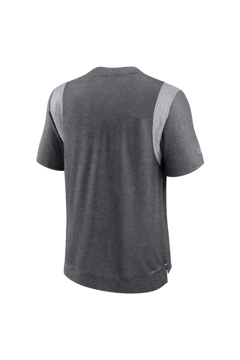 Men's Nike Heather Charcoal Indianapolis Colts Sideline Tonal Logo Performance Player T-Shirt, Alternate, color, Heather Charcoal