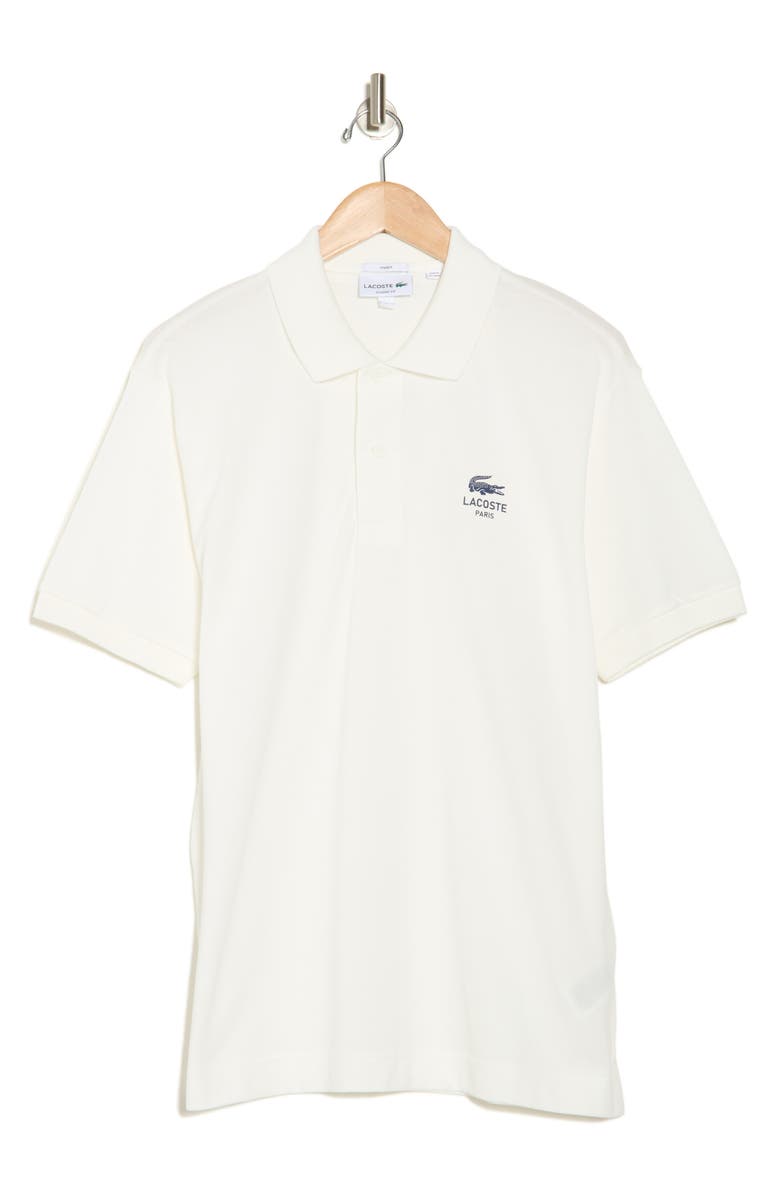 Lacoste Logo Embroidered Cotton Polo, Alternate, color,