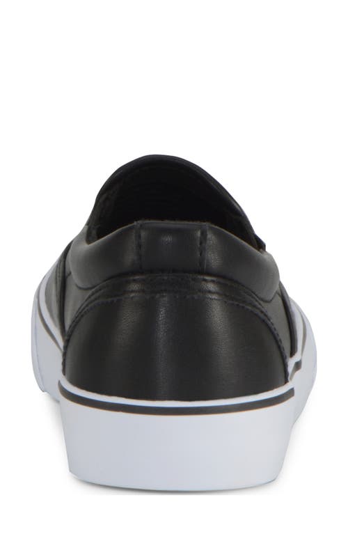 Lugz Clipper Slip-on Sneaker In Black/white