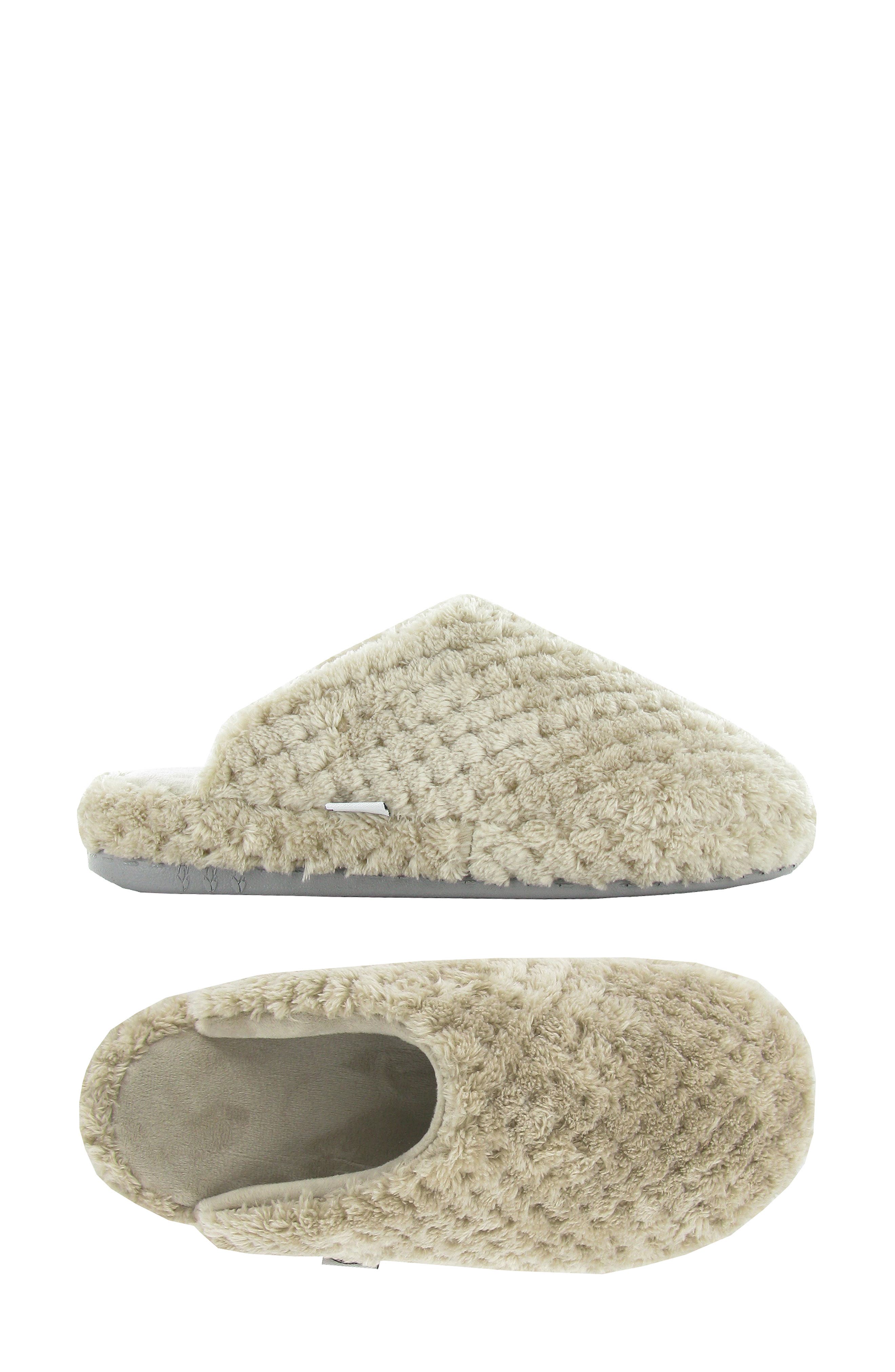 Unwind Quilted Slipper, Alternate, color, BEIGE