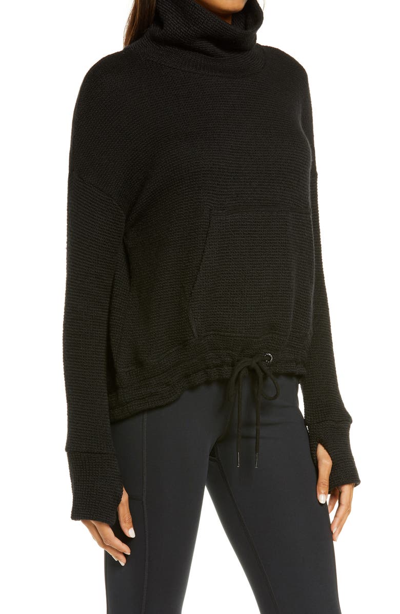 Sweaty Betty Bouclé Funnel Neck Sweatshirt, Alternate, color,
