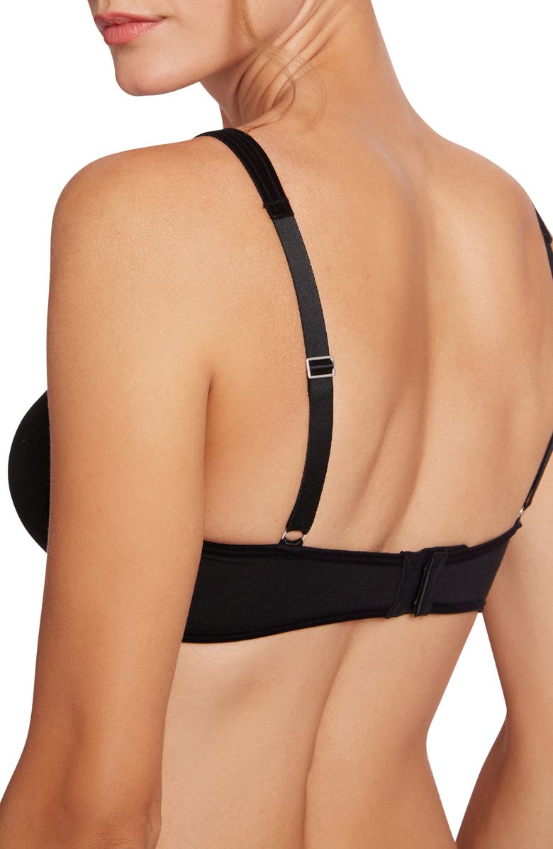 Wolford Cotton Contour 3W Wireless Plunge Bra, Alternate, color,