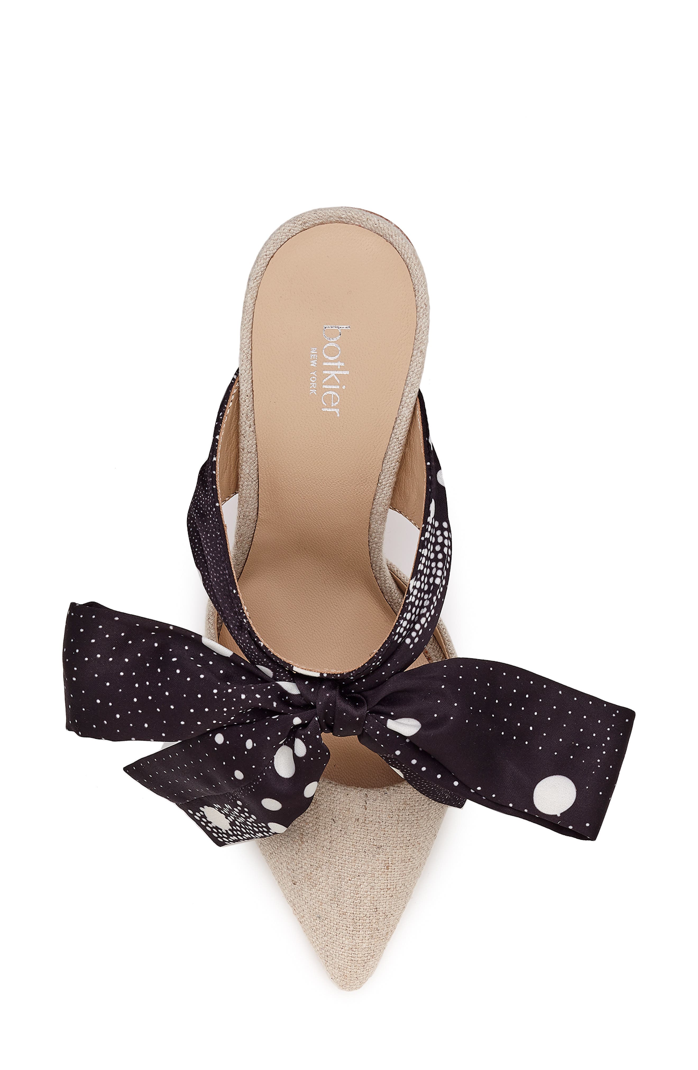 Botkier Hampton Bow Pointy Toe Mule, Alternate, color, 