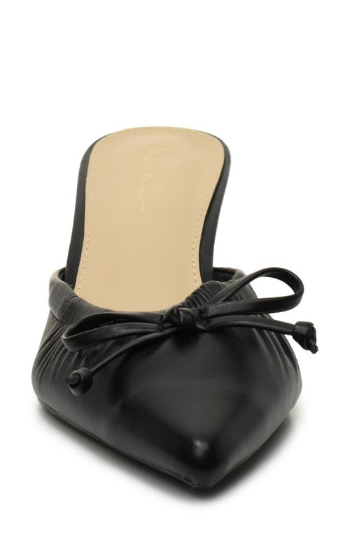NICOLE MILLER NICOLE MILLER BOW KITTEN HEEL MULE 