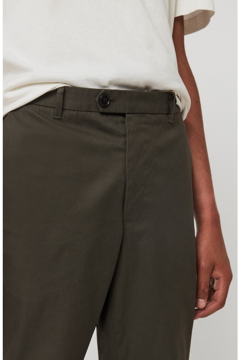 Kato Crop Cotton Pants, Alternate, color, SMOKE GREEN