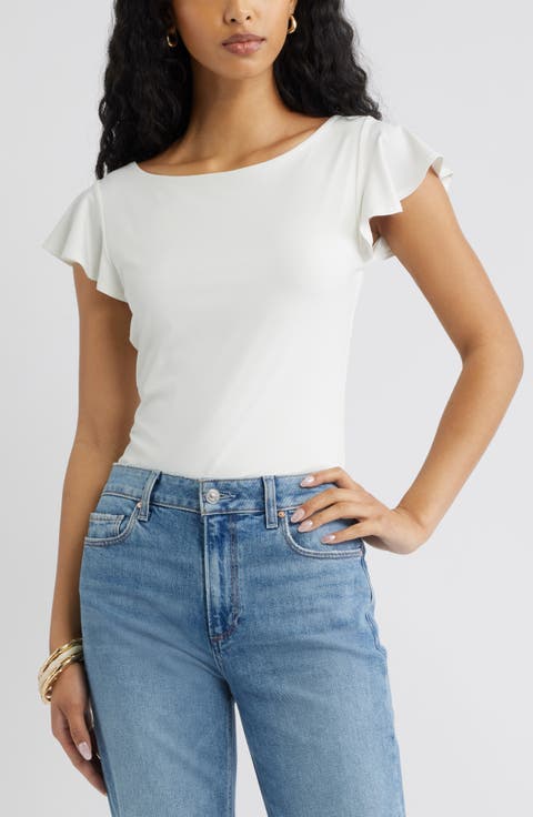 Flutter Sleeve Top