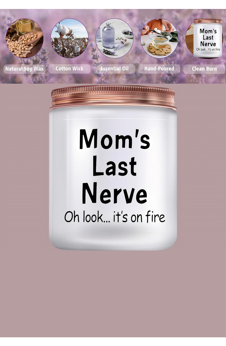 Lovery Mom's Last Nerve Mother's Day Candle, Alternate, color, Vanilla