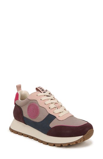 Sam & Libby Randal Sneaker In Burgundy
