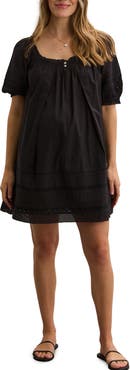 HATCH Collection The Lottie Secret Nursing Mini Dress