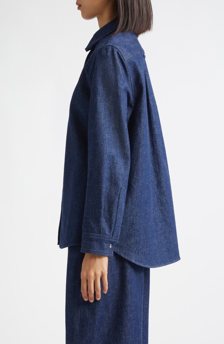 PARTOW Myles Denim Shirt Jacket, Alternate, color, Ink