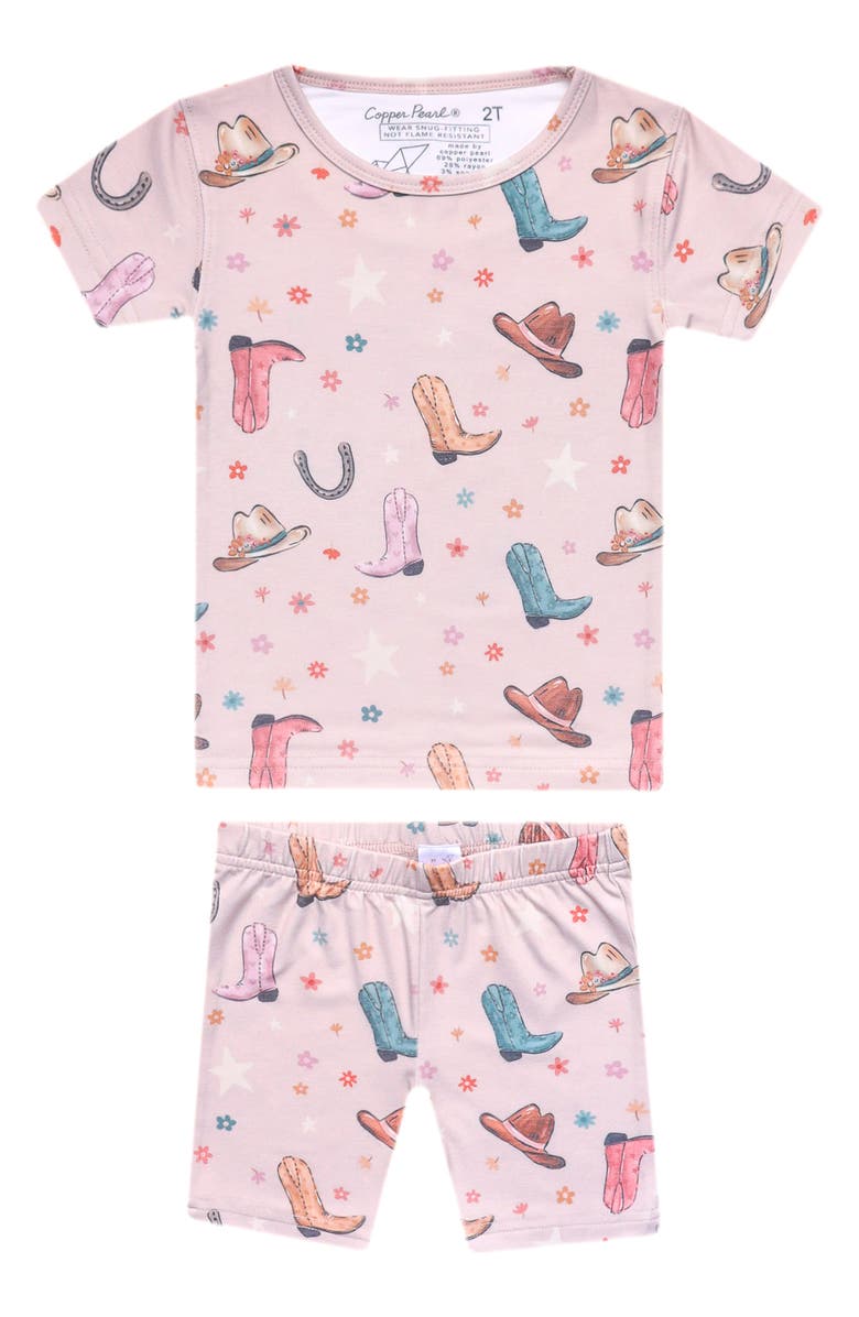 Copper Pearl Cheyenne Two-Piece Short Pajamas, Main, color, Cheyenne