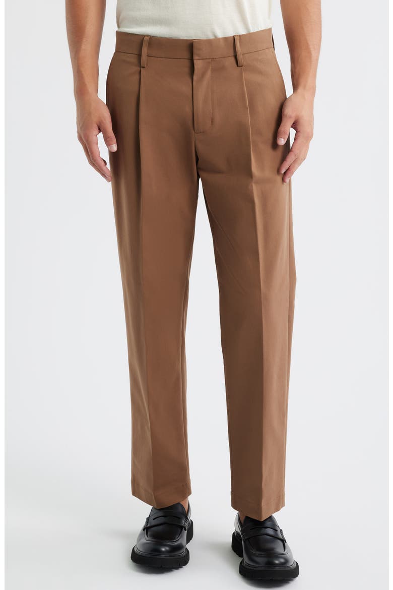 Straight Leg Pants, Main, color, BROWN SEPIA