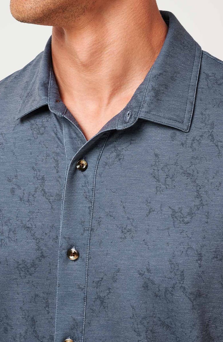 TravisMathew Featherweight Tides Short Sleeve Button-Up Shirt, Alternate, color, 