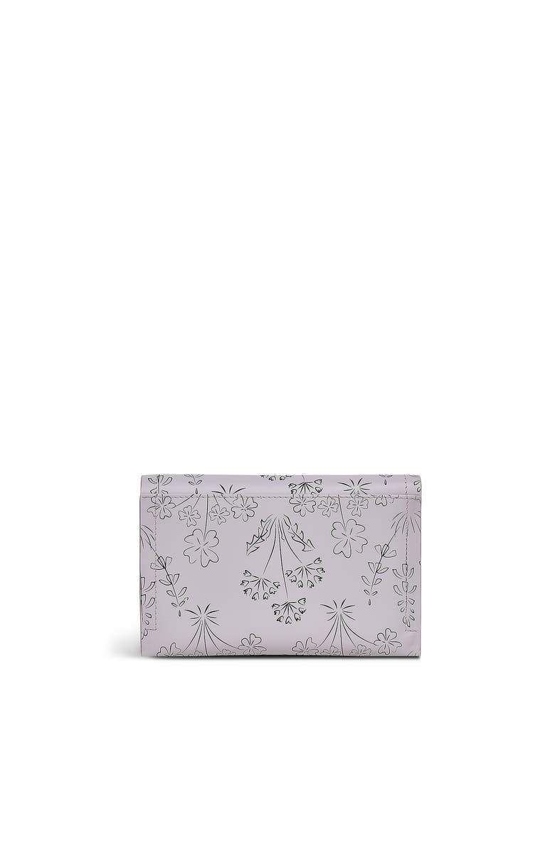 Radley Wild Flowers Medium Flapover Wallet, Alternate, color, Thistle