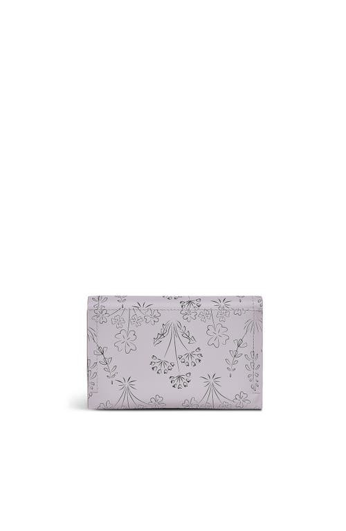 Radley Wild Flowers Medium Flapover Wallet In Gray