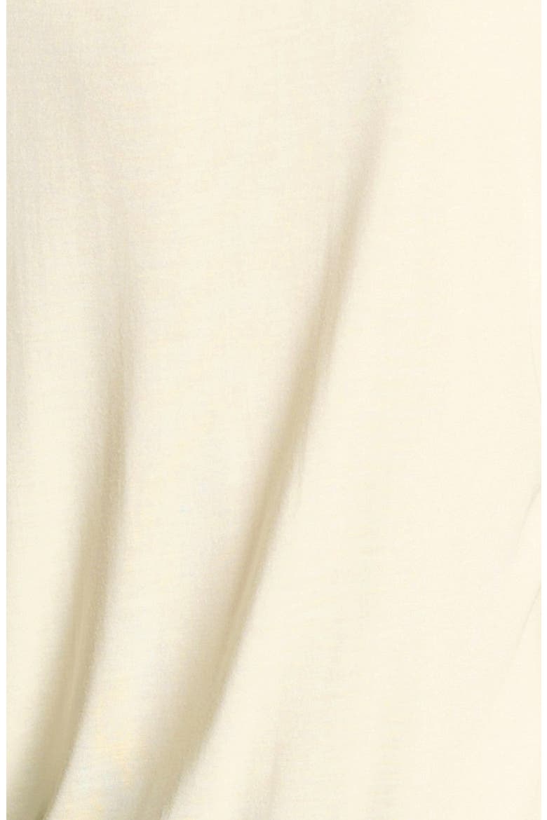 Chiffon Sleeve Sweatshirt, Alternate, color, SWAN/ BLACK