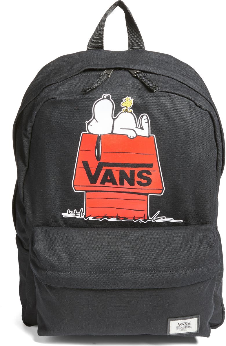 Vans x Peanuts<sup>®</sup> Snoopy & Woodstock Backpack, Main, color,