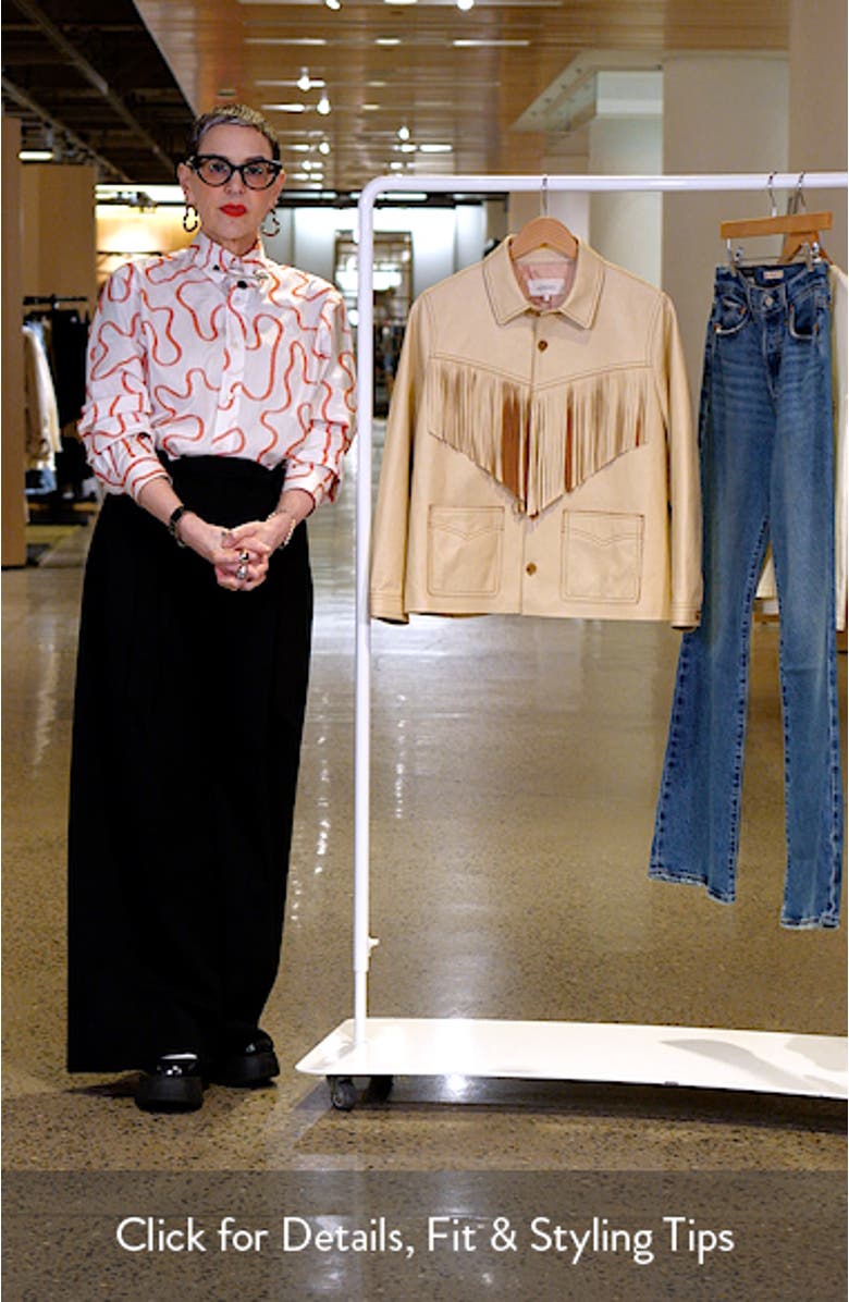 The Leather Fringe Jacket, sales video thumbnail