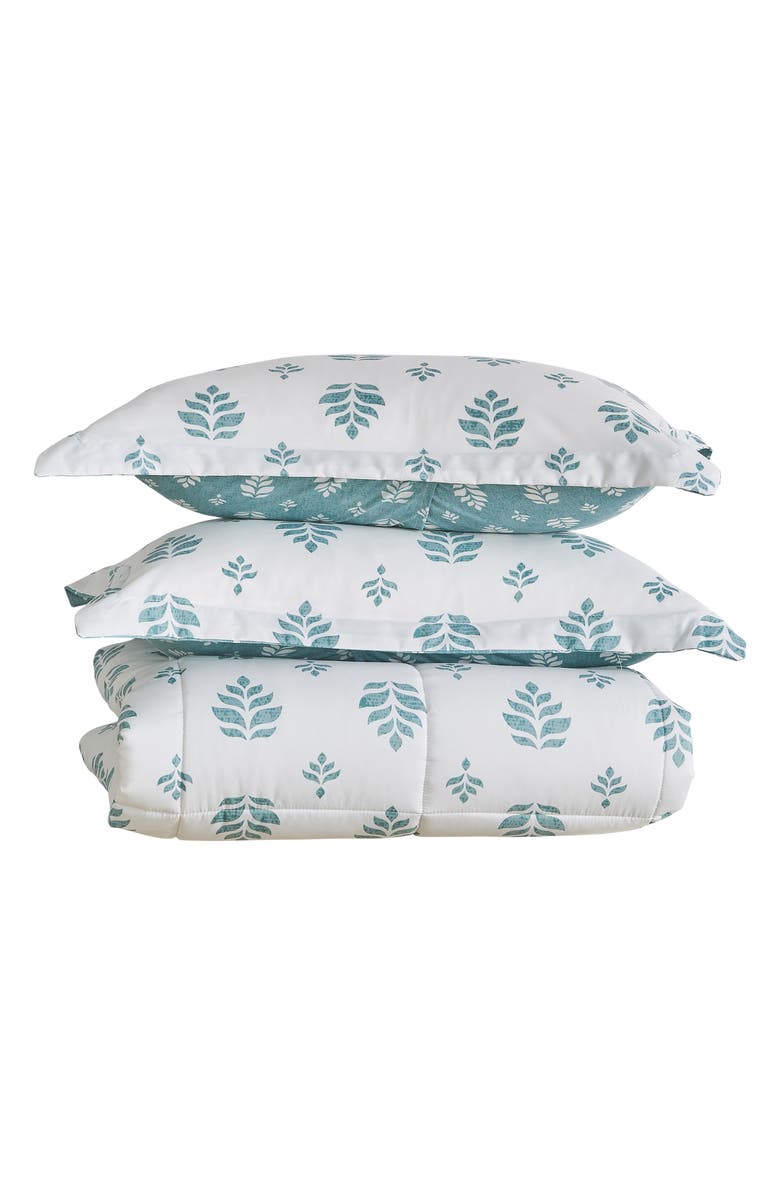 Woven & Weft Reversible Microfiber Comforter Set, Main, color,