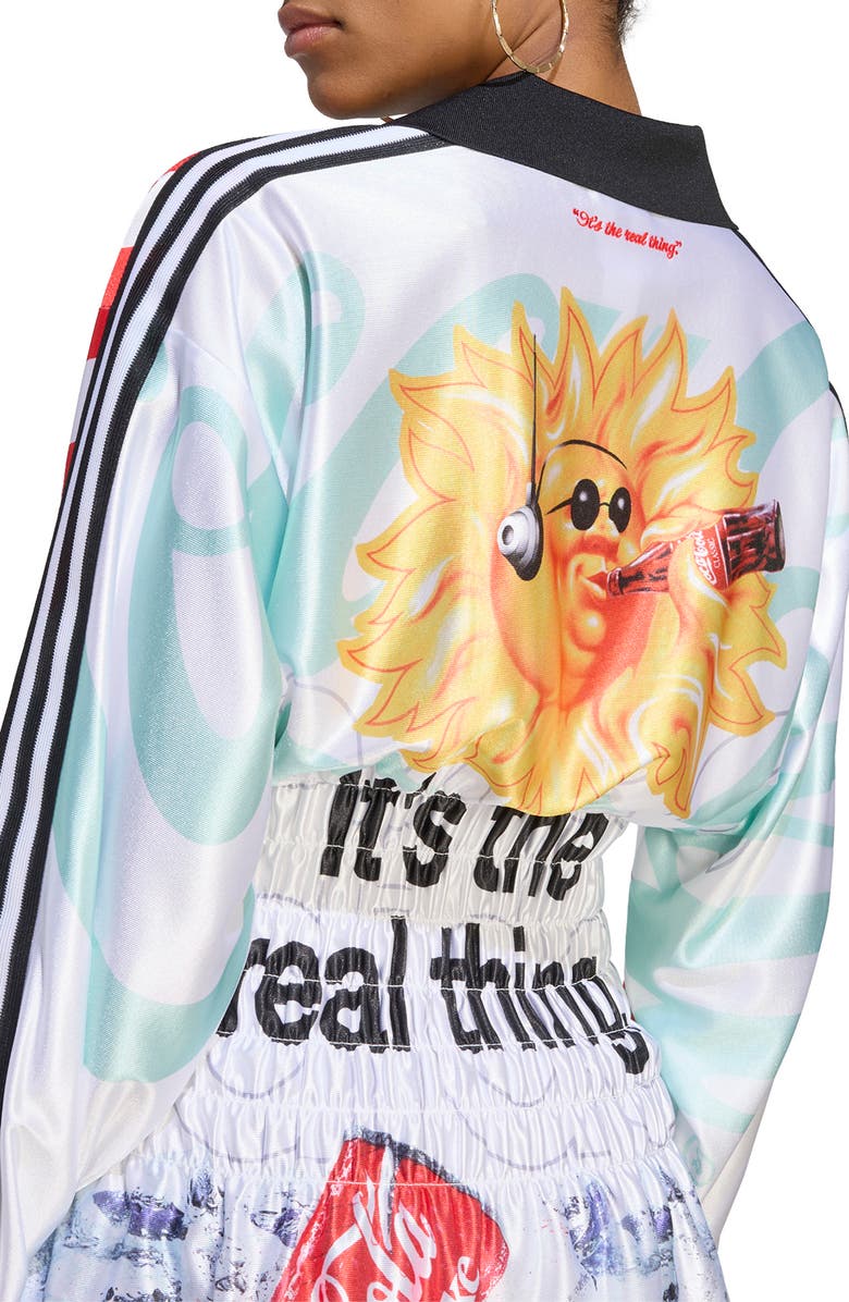 adidas Mashup Jersey Top, Alternate, color, White/ Multicolor
