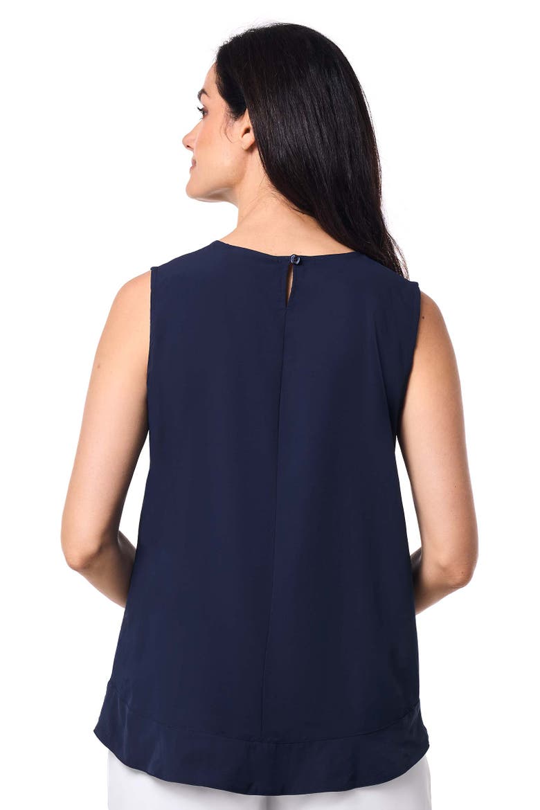 Women's St. Tropez Long Sleeve Top Tank, UPF 50+ Sun Protection, Alternate, color, Navy