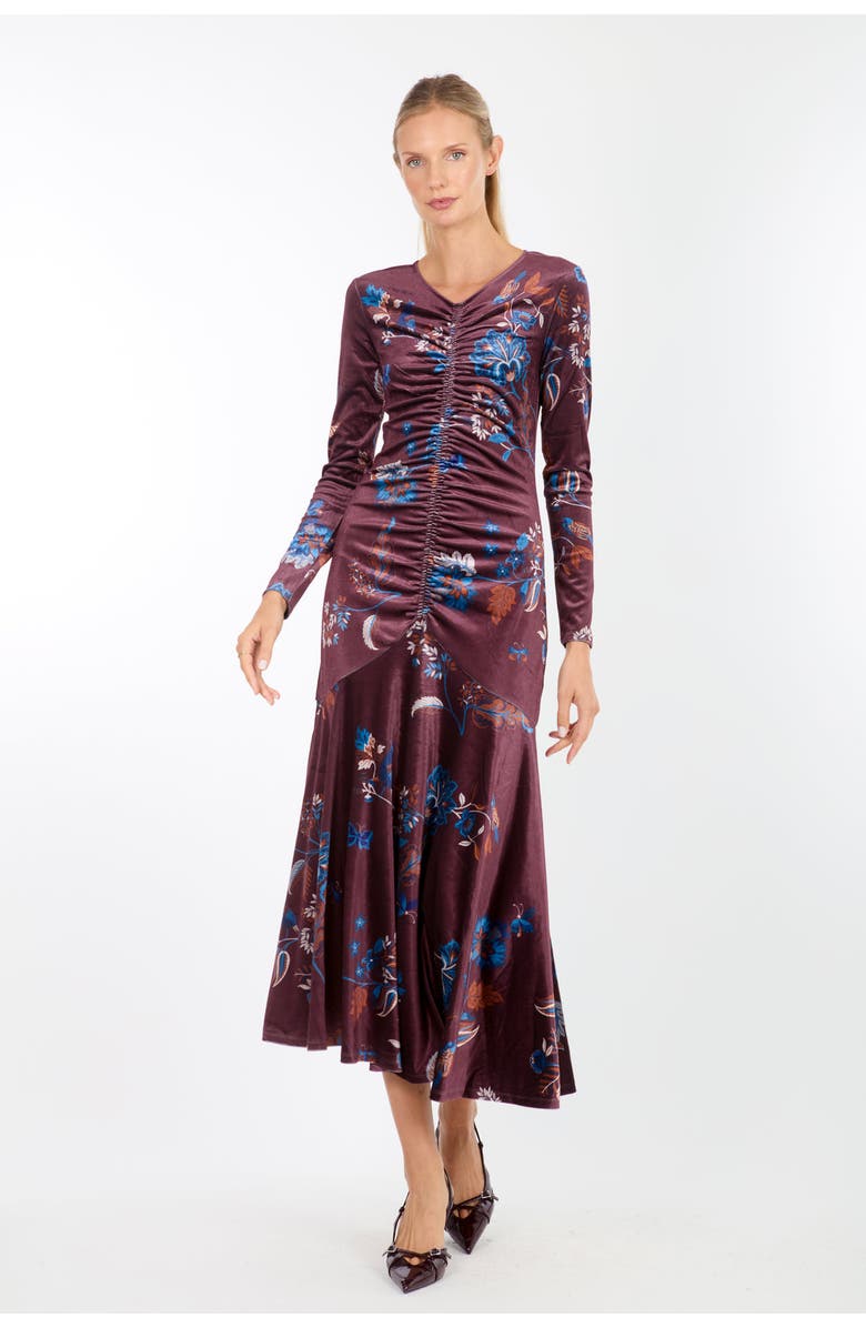 Super Natural by Secret Mission Dusk Dress, Alternate, color, Burgundy Floral