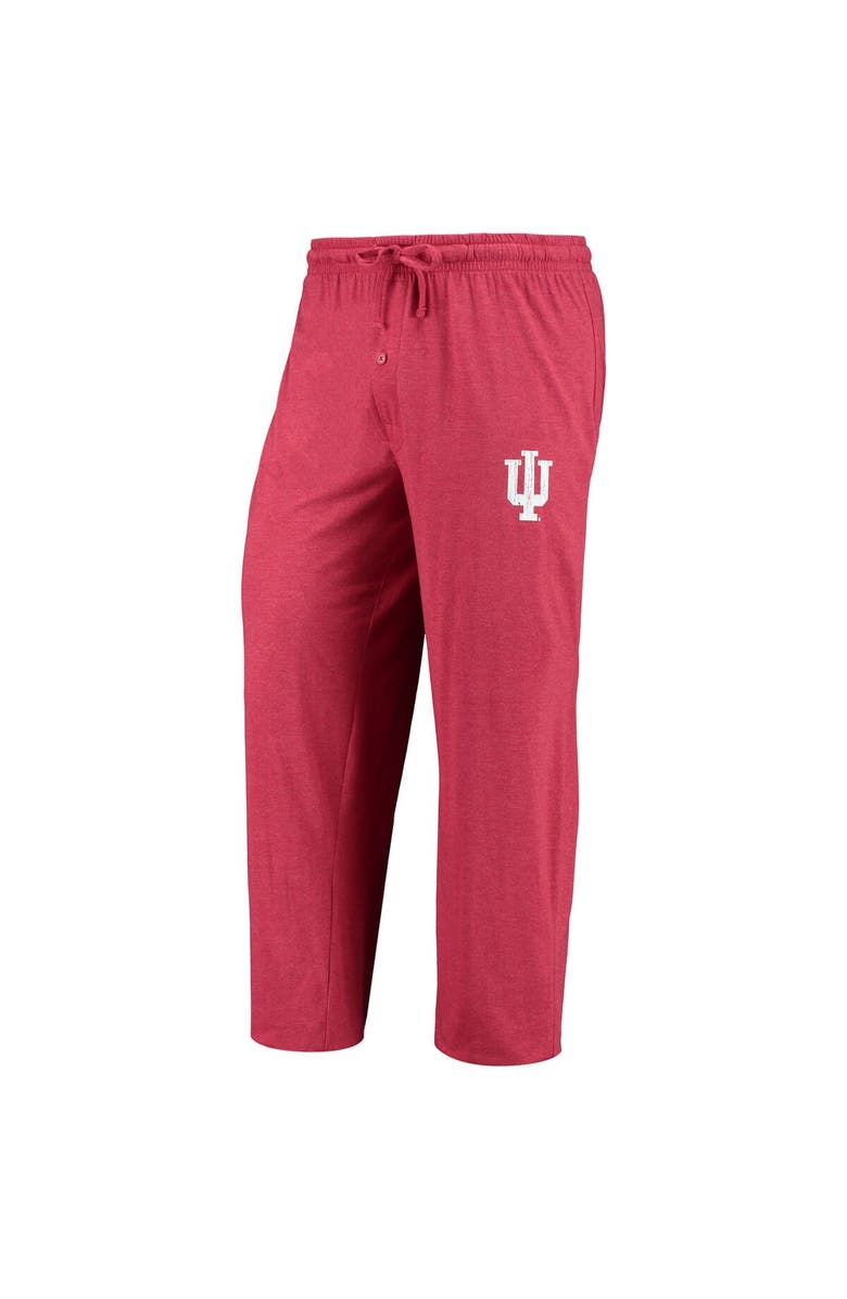CONCEPTS SPORT Men's Concepts Sport Crimson/Heathered Charcoal Indiana Hoosiers Meter Long Sleeve T-Shirt & Pants Sleep Set, Alternate, color,