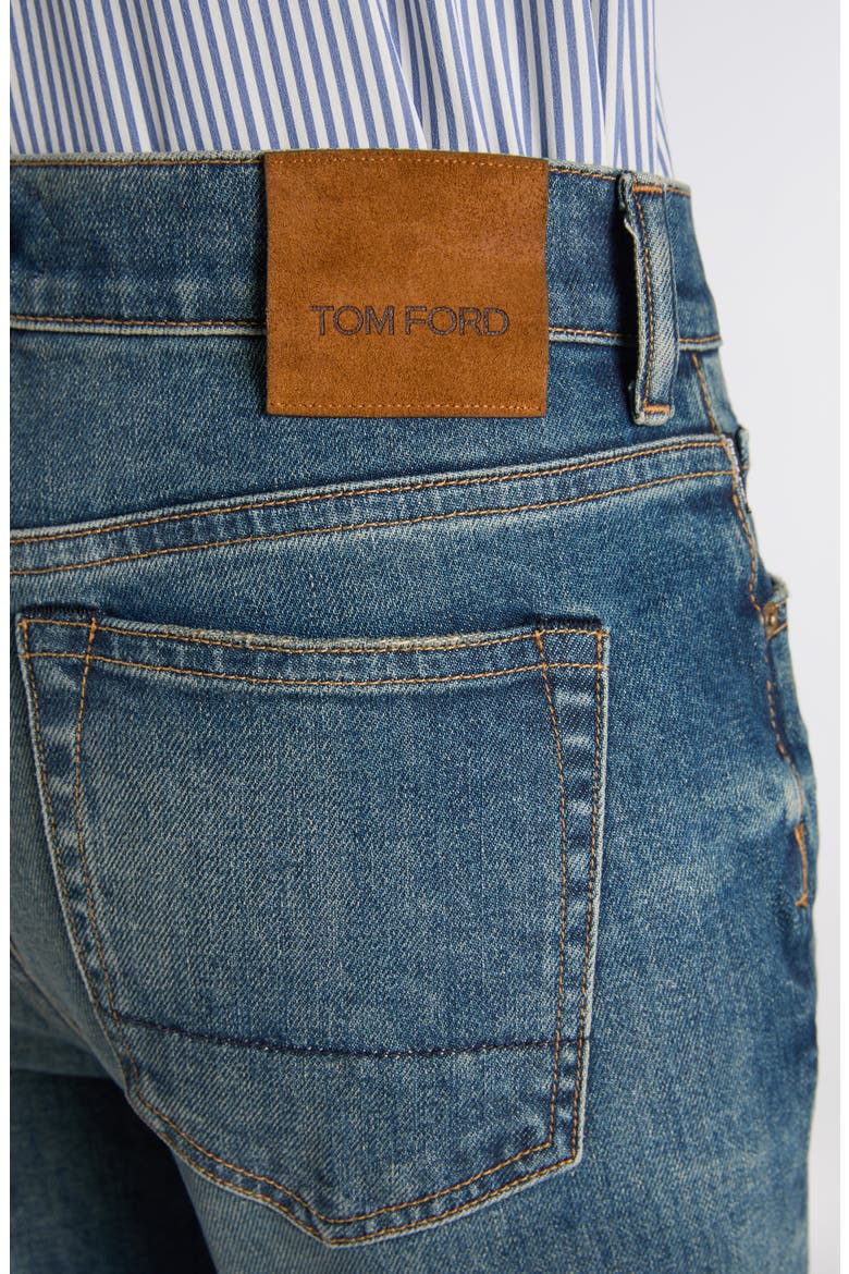 Stonewashed Bootcut Jeans, Alternate, color, INDIGO