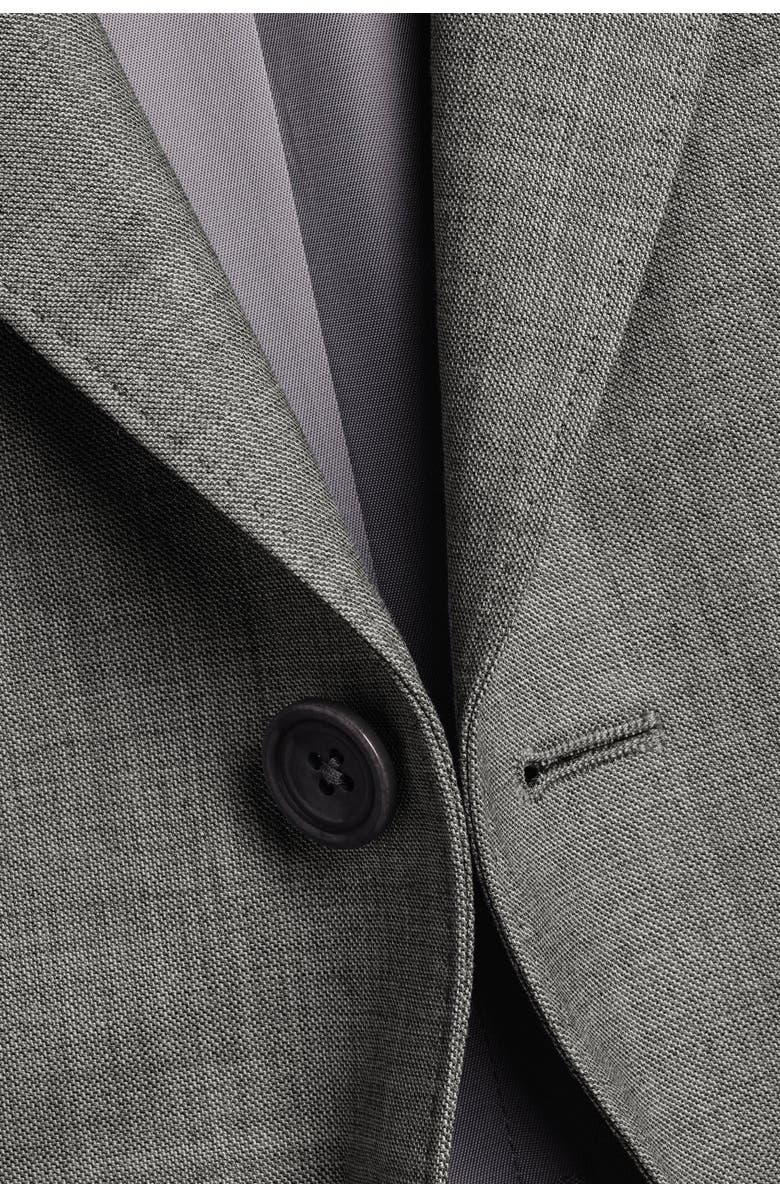 Charles Tyrwhitt Ultimate Performance Sharkskin Suit Jacket, Alternate, color, Grey