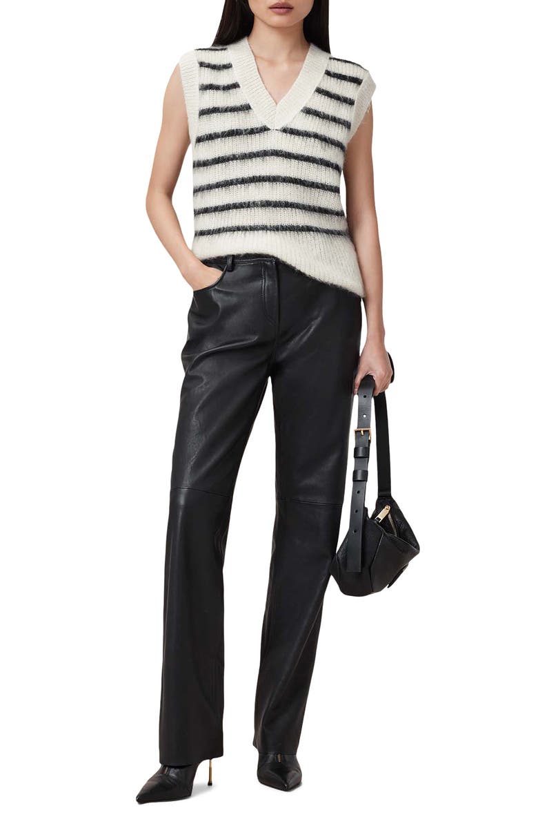 AllSaints Riga Sweater Tank, Alternate, color, 