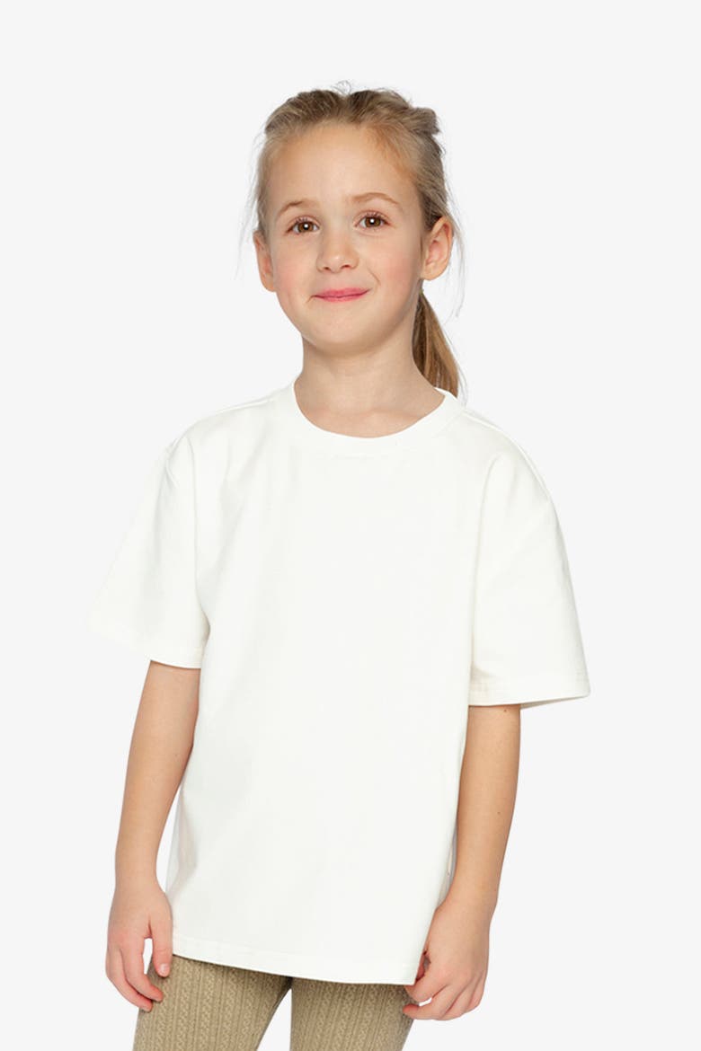 Heavy Jersey Wide Short Sleeve Crew Neck T-Shirt, Alternate, color, White