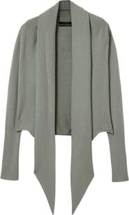 AllSaints Wasson Pirate Wrap Merino Wool Cardigan