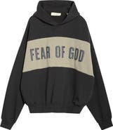 Fear of God Essentials Paneled Relaxed Crop Hoodie