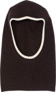 SANDRO Ribbed wool balaclava