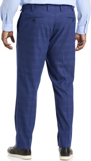 Waist-Relaxer Plaid Dress Pants