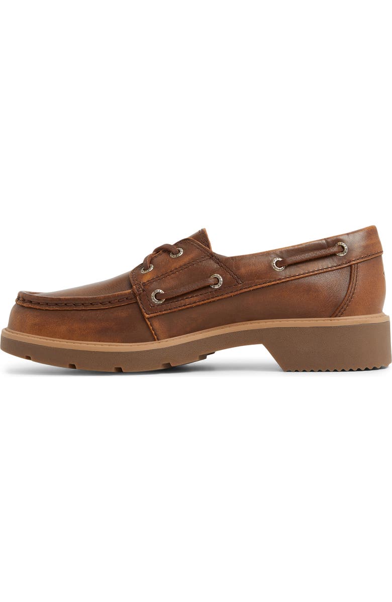 Sperry Wells Boat Shoe, Alternate, color, Distressed Brown