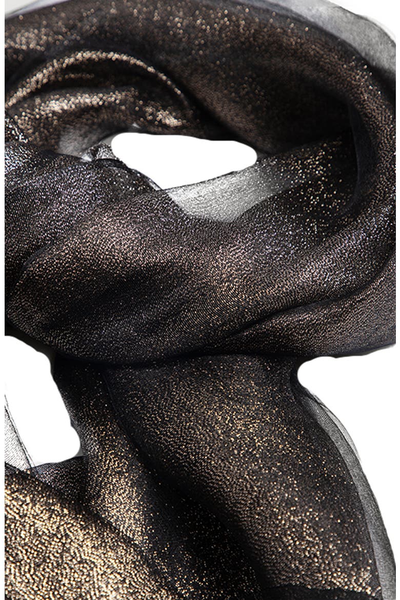 Silk Scarf, Alternate, color, BLACK COMBO