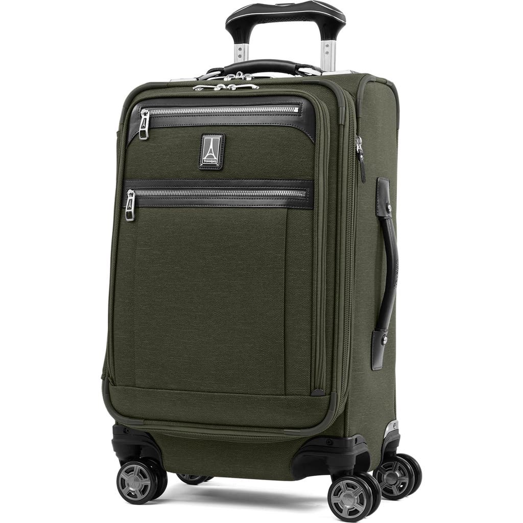 Travelpro Platinum Elite Softside Expandable Carry-on 21-inch Luggage In Pilot Green