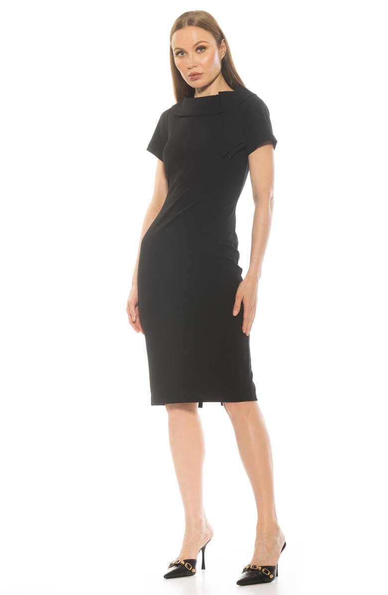 Alexia Admor Wrene Sheath Dress, Alternate, color, Black