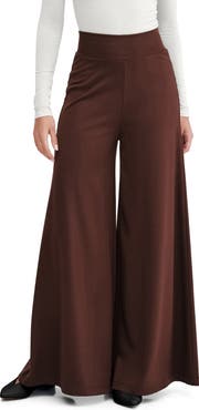 Marcella Georgia High Waist Wide Leg Ponte Knit Pants
