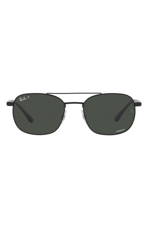 Chromance 54mm Polarized Square Sunglasses
