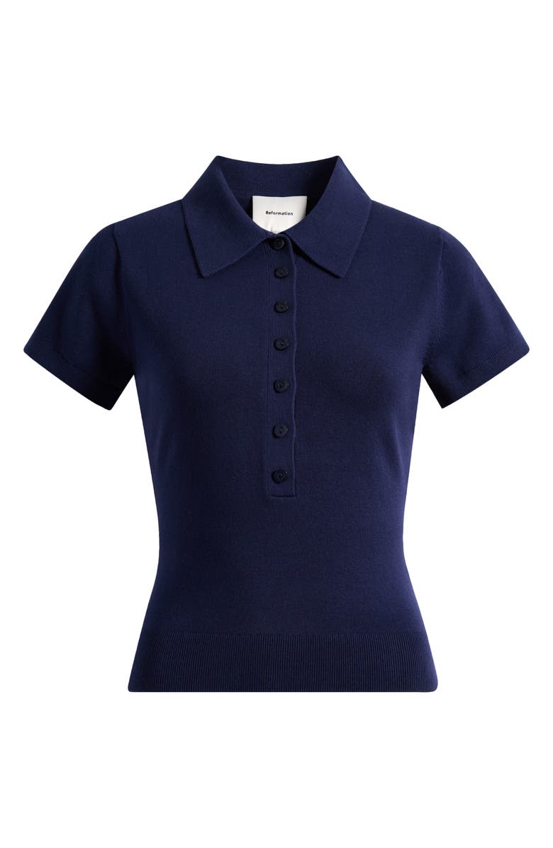 Reformation Bentley Crop Polo, Alternate, color, 